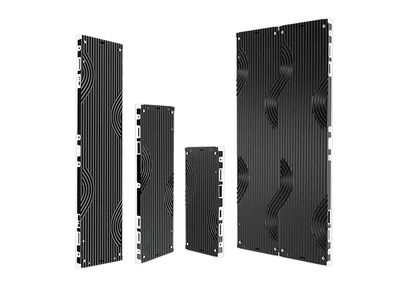 Control room LED display for real-time data visualization