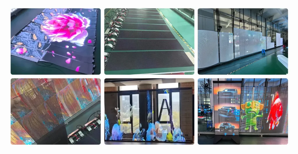 MC-H (15)-1789893145513 Holographic LED invisible screen production testing